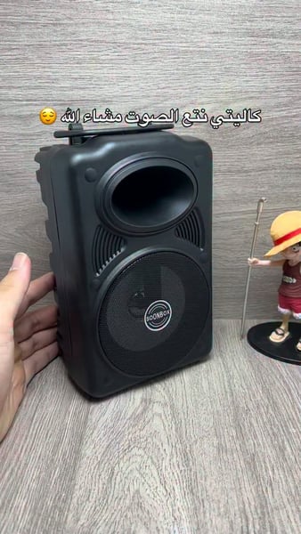 مكبر صوت محمول أسود